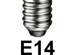 Lampen met een E14 lampvoet (dunne fitting)! Vaak gebruikt in huiskamerlampen en kroonluchters Lampen met een E14 lampvoet (dunne fitting)! Vaak gebruikt in huiskamerlampen en kroonluchters