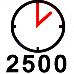 Deze halogeenlamp heeft een gemiddelde van 2500 branduren. Deze halogeenlamp heeft een gemiddelde van 2500 branduren.