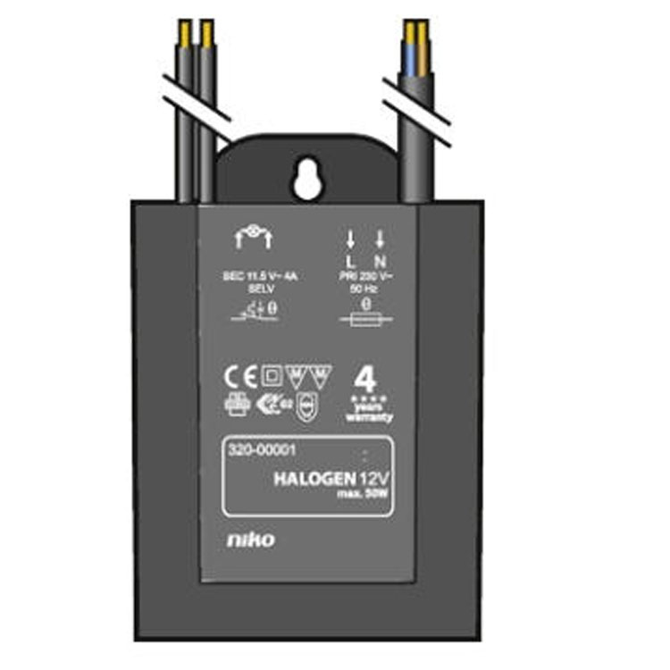 Indringing Edelsteen verschil Niko gewikkelde transfo 35W- 12V